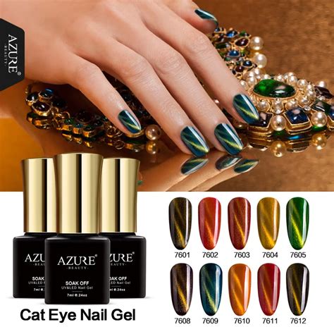 Azure Beauty Pcs Lot Magnetic Shining Color Nail Gel Soak Off Uv Gel