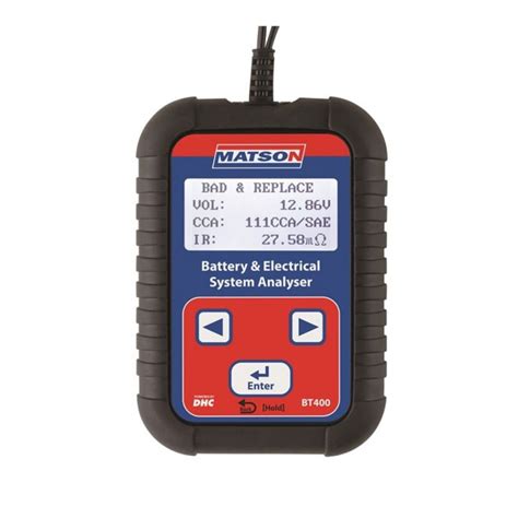 Matson Digital Battery And System Tester Twl Nz