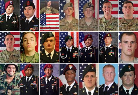 War News Updates These Are The Us Soldiers Killed In Combat In 2017