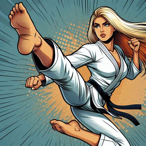 Karate Woman Kick By Solejob On Deviantart