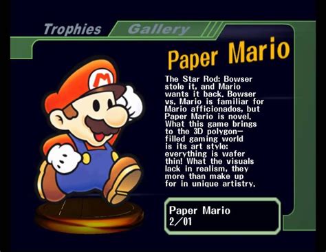 My Favorite Mario Trophies In Super Smash Bros Melee Rmario