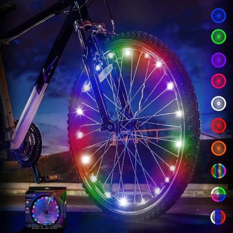 Luces Led Para Llanta Delantera Y Trasera De Bicicleta Abonitosmx