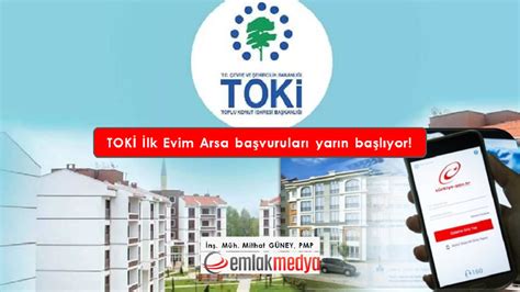 TOKİ İlk Evim Arsa başvuruları yarın başlıyor Emlak Haberleri