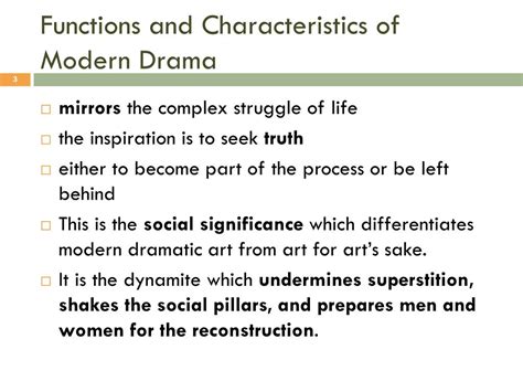 PPT - DRAMA II Modern Drama | An OVERVIEW PowerPoint Presentation, free ...