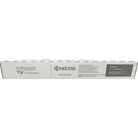 Kyocera Tk 8377k Black Standard Yield Toner Cartridge 1t02xd0us0