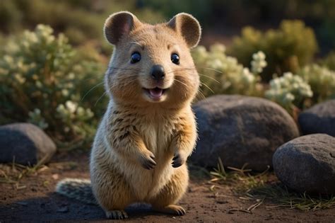 Premium Photo | Curious Quokka in Natural Habitat