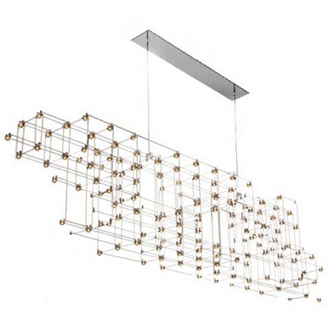 Contemporary Chandelier IQ2187 ORION Alan Mizrahi Lighting Metal