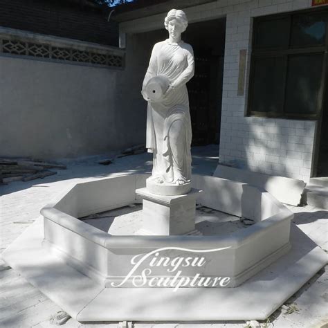 Hand Carved White Marble Nude Woman Statue Fountain Buy Nude Woman