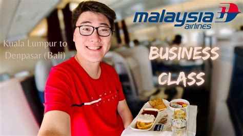 Malaysia Airlines A330 300 Business Class Review Kuala Lumpur To Denpasar Bali Youtube