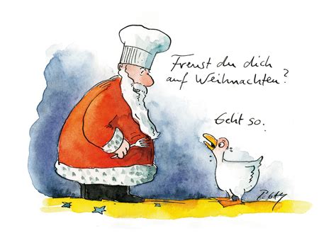 Postkarte Freust Du Dich Auf Weihnachten Peter Gaymann