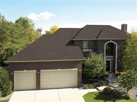 Iko Cambridge Driftwood Dark Brown Roof Architectural Shingles