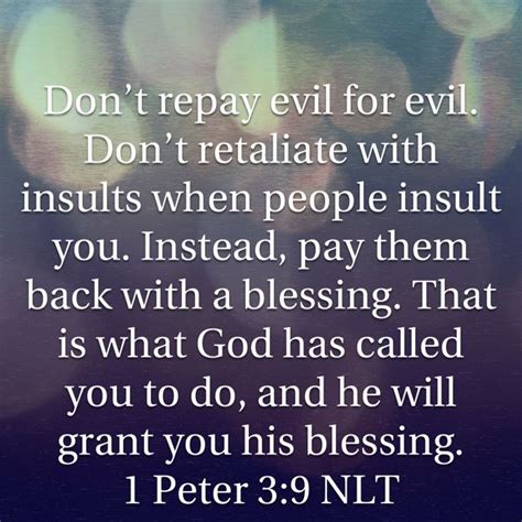 An Image With The Words Dont Repay Evil For Evil