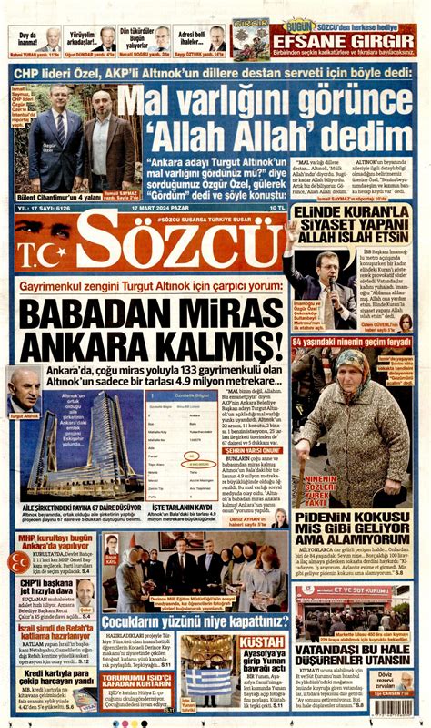 S Zc Gazetesi S Zc Man Et Oku Haberler Mart