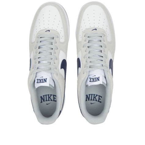 Nike Air Force 1 07 Light Smoke Grey And Midnight Navy End Us