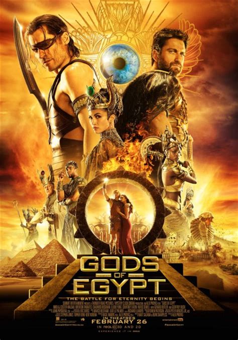 Gods of Egypt movie large poster.