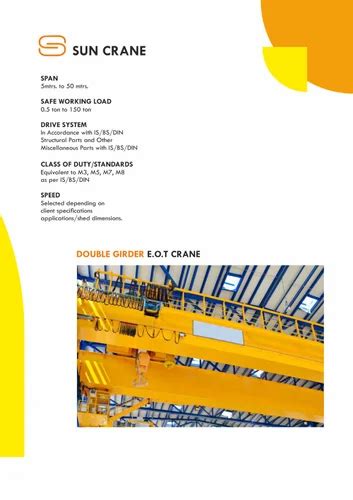 Double Girder Overhead Goliath Crane For Material Handling At Rs