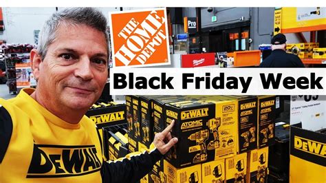 Home Depot NEW BLACK FRIDAY Flyer Best Tool Deals Dewalt YouTube