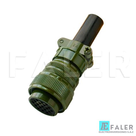 CONECTOR DE ENCHUFE DE AVIACIÓN ESTÁNDAR MILITAR MS3106A 22 14S Faler