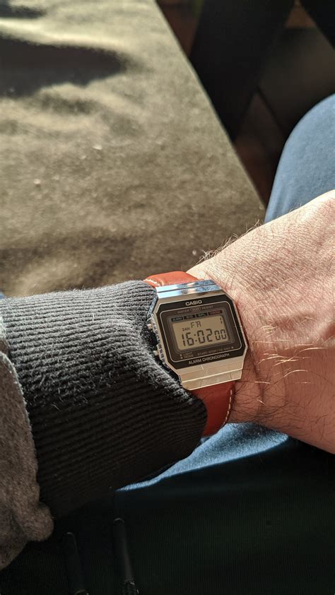 Casio Digital On Leather WatchUSeek Watch Forums