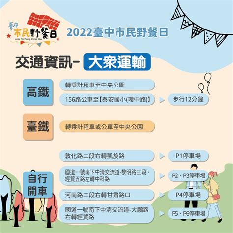 台中市民野餐日登場 交通懶人包看這裡 地方 Nownews今日新聞