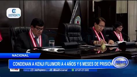 Condenan a Kenji Fujimori a cuatro años y seis meses de prisión SOLTV