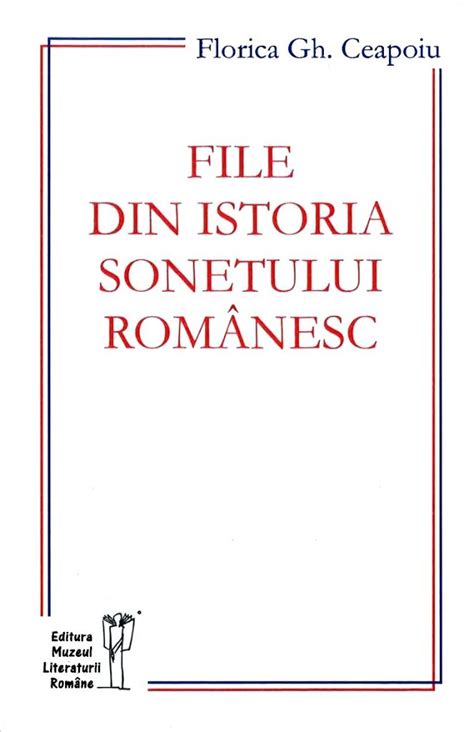 File Din Istoria Sonetului Românescde Florica Ceapoiu Editura Mlr