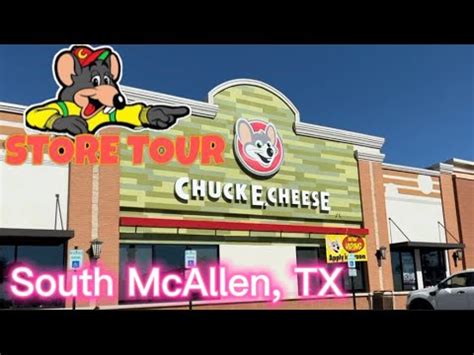 Chuck E Cheese Pizzeria Games Store Tour South McAllen TX YouTube