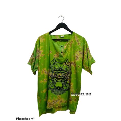 Jual Kaos Barong Super Kaos Pantai Baju Pantai Bahan Katun Best Seller