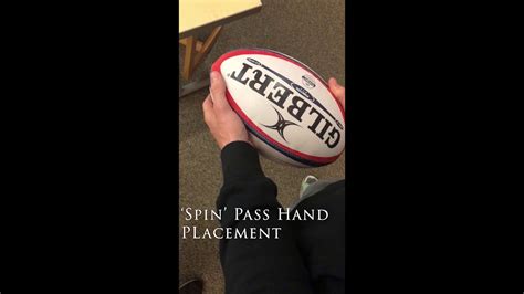 How To Pass A Rugby Ball Youtube