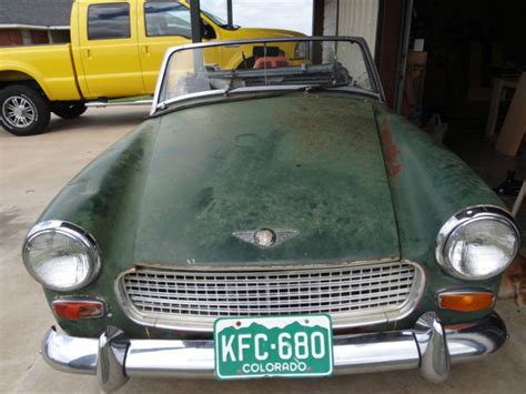 Austin Healey Sprite Project Car Green Used Two Door