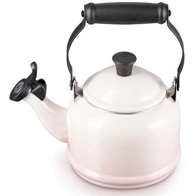 Whistling Kettle Le Creuset Demi Shell Pink 1 1 Liter Cookwarestore