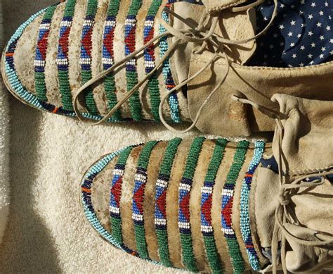 Native American Moccasins Beaded Moccasins Indian Beadwork