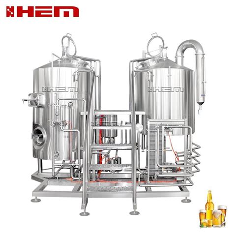 Brewing System For 500L 1000L Of Beer In Stainless Steel Red Copper And