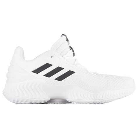 Adidas Pro Bounce Low 2018 Mens Basketball Shoes White Black