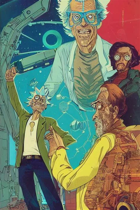 Christopher Lloyd As Rick Sanchez Harry Styles As Stable Diffusion