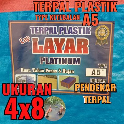 Jual Terpal Plastik A5 Ukuran 4x8 Meter Shopee Indonesia