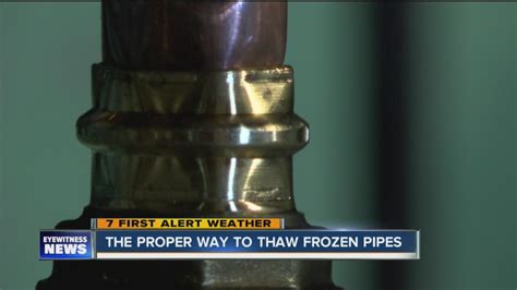 The Proper Way To Thaw Frozen Pipes Youtube