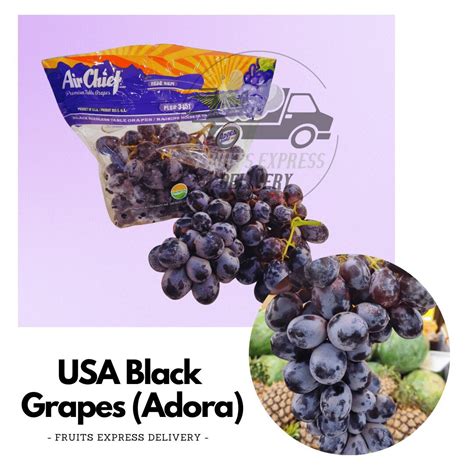 Buy Premium Quality Usa Black Seedless Grapes Online In Singapore