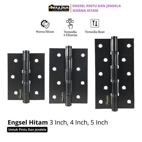 Jual Engsel Pintu Rumah Hitam Doff Inci Inch Inchi Tebal Murah