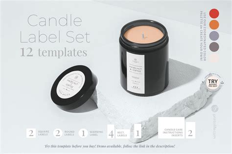 Soy Candle Labels