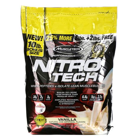 Muscletech Performance Series Nitro Tech Whey Isolate Lean