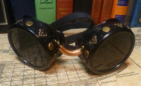 Brass Filigree Steampunk Goggles