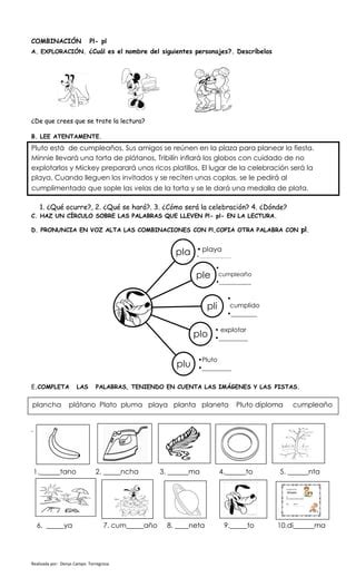 Cartilla Combinacionesdenys Campo T Pdf Descarga Gratuita