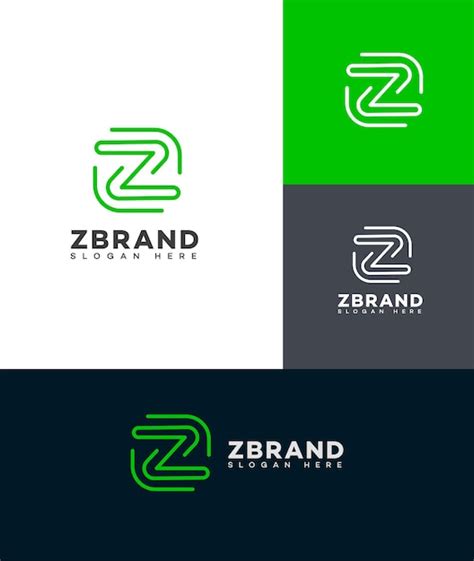 El Logotipo De La Letra Z Vector Premium