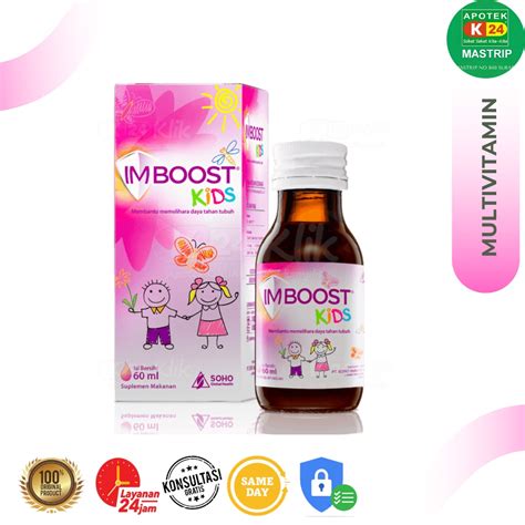 Jual Imboost Kids Syr 120 Ml 60 Ml Multivitamin Anak Apotek K24