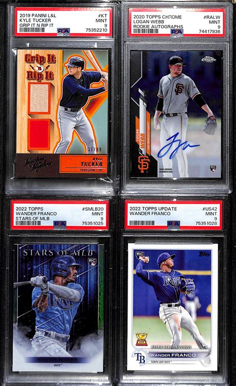 Lot Detail Lot Of Psa Graded Ultra Modern Baseball Cards W