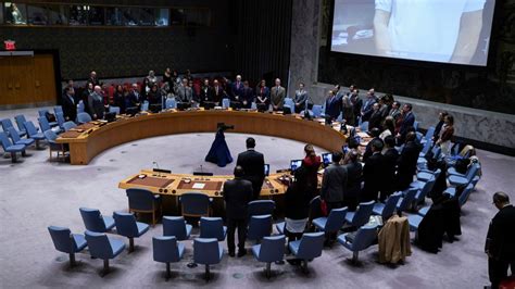 Un Security Council Adopts Resolution Calling For Urgent ‘humanitarian