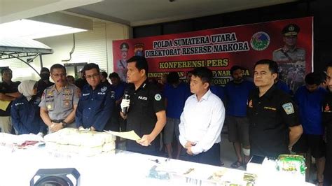 Polda Sumut Ungkap Peredaran Narkoba Jaringan Malaysia Indonesia