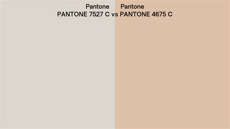 Pantone 7527 C Vs Pantone 4675 C Side By Side Comparison