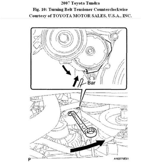 Toyota Tundra Serpentine Belt Diagram Tundra Serpen